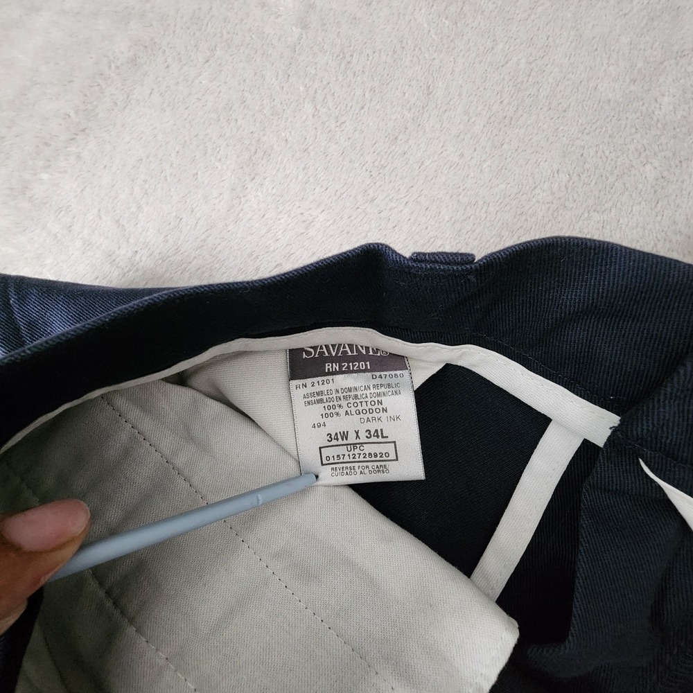 Dockers Classic Fit‎ Men's Trousers Black 32×34 - Picture 14 of 15